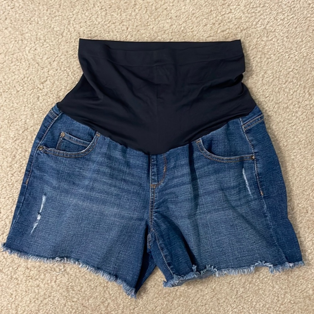 Maternity Jean shorts-Size 12